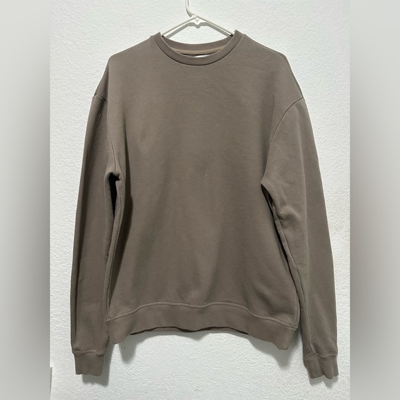 John Elliot Crew Neck Brown 100% Cotton Sweater size 1 - Picture 2 of 9